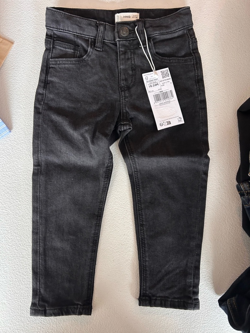 Mango Black Skinny Jeans for Men